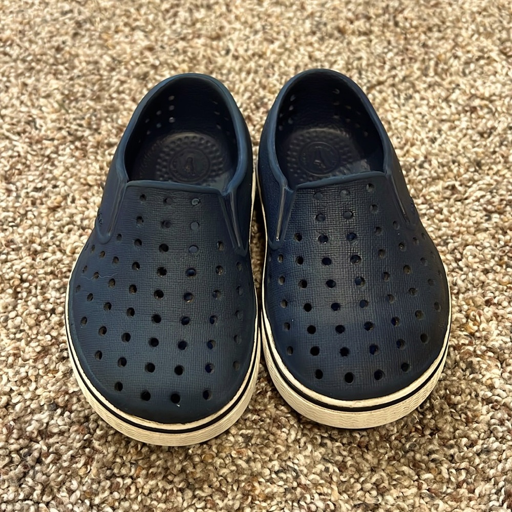 Navy Native Shoes, Size 7